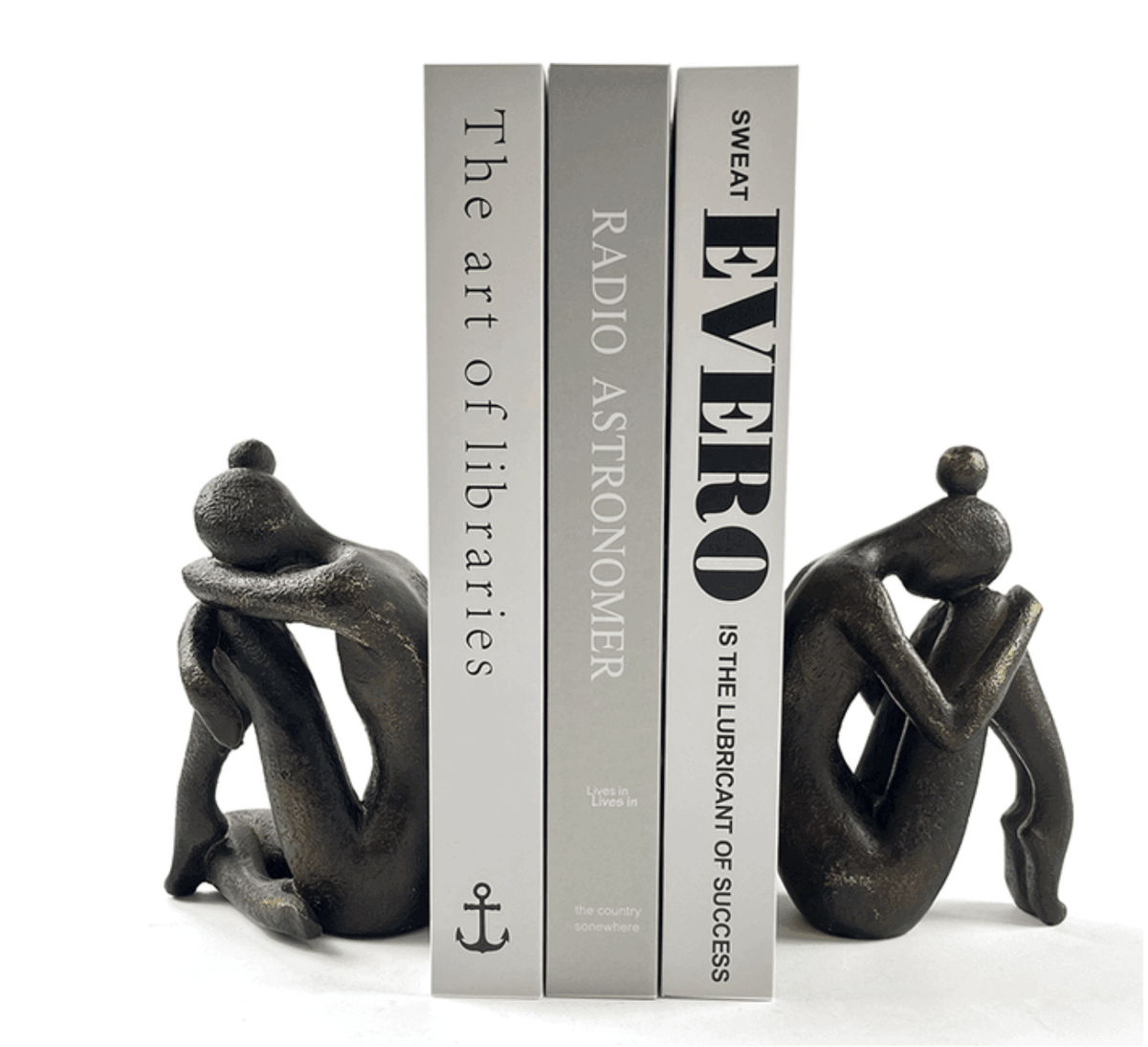 Avtoit | Human-shaped resin bookends set