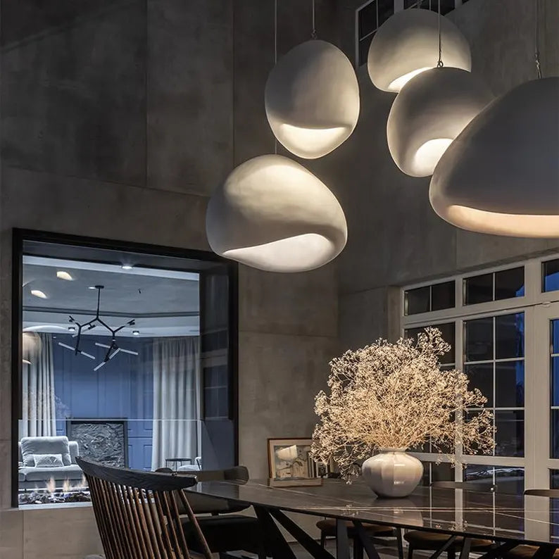Avtoit | LED Pendant Lamp - Nordic Wabi Sabi Design - Adjustable Lighting Fixture for Home Decor & Modern Interiors