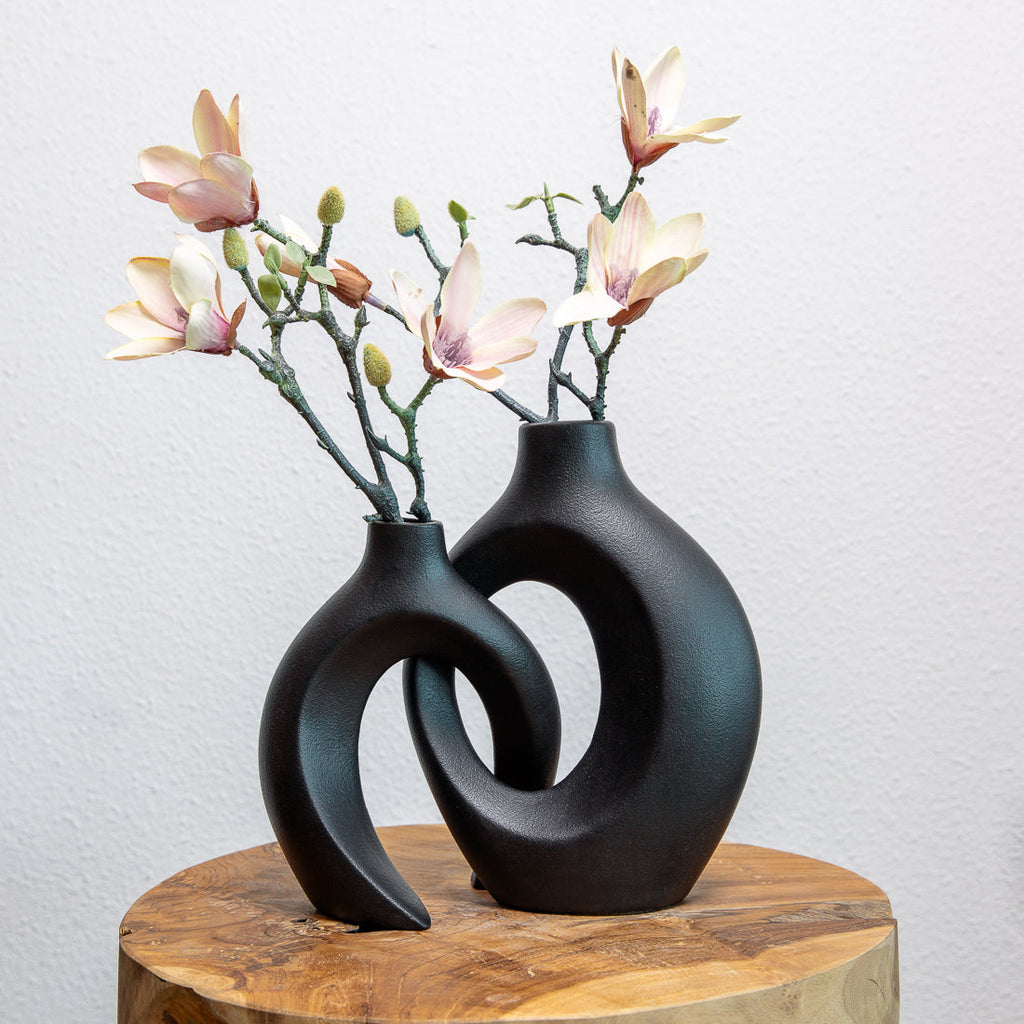 Avtoit | Gleora Intertwined Ceramic Flower Vase – Elegant Decorative Centrepiece for Modern & Classic Interiors
