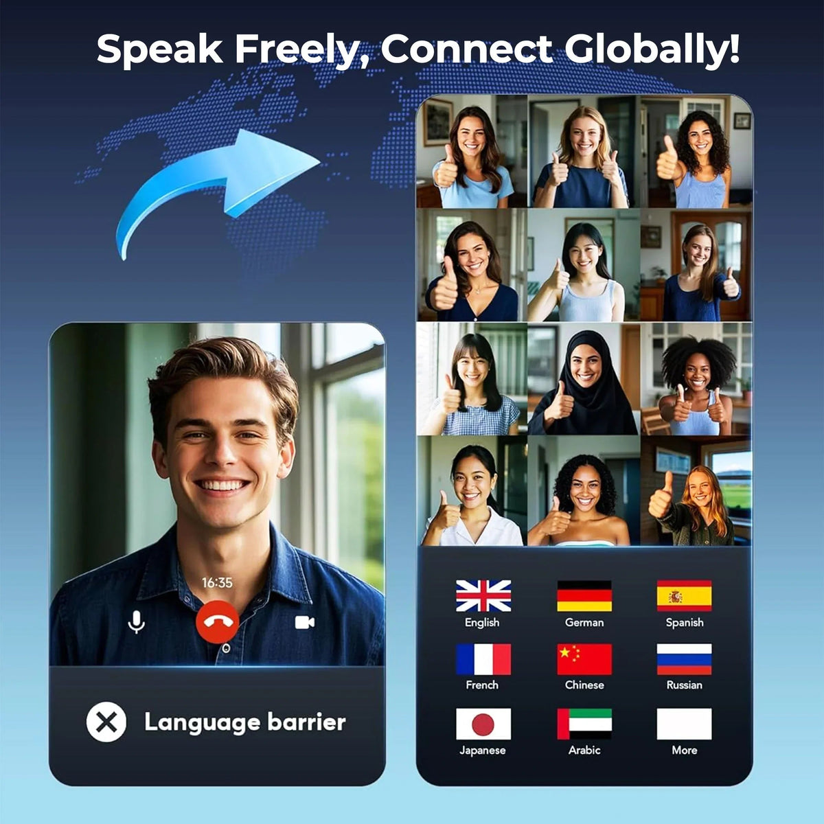 Avtoit | Smart AI Translation Earbuds – 144 Language Translator