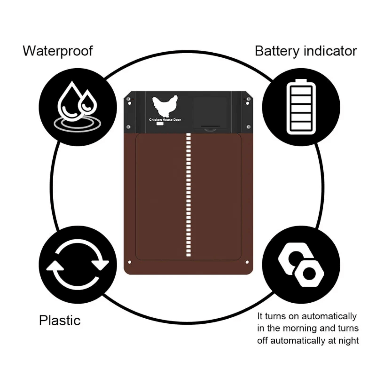 Avtoit | Automatic Chicken Pen Hen Coop Poultry Door Opener