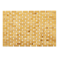 Avtoit | Bamboo Bath Mat Non-Slip Water Repellent Runner Rug For Bathroom Natural Wood Bathroom Shower Rug Non-Slip Fabric