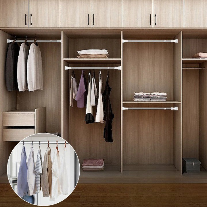 Avtoit | Space Saver Adjustable Telescopic Clothes Hanger Rod
