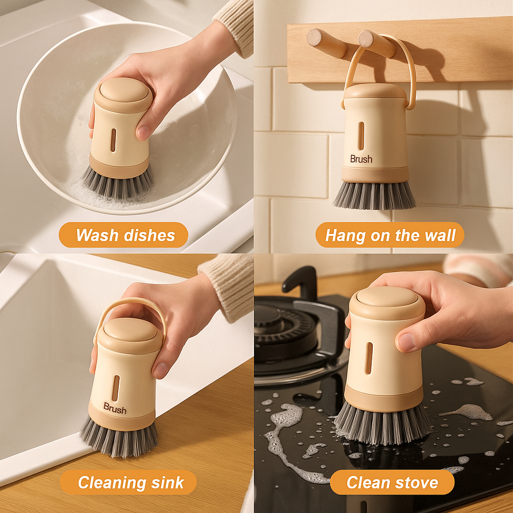 Avtoit | Quick Wash Ergonomic Dishwashing Brush