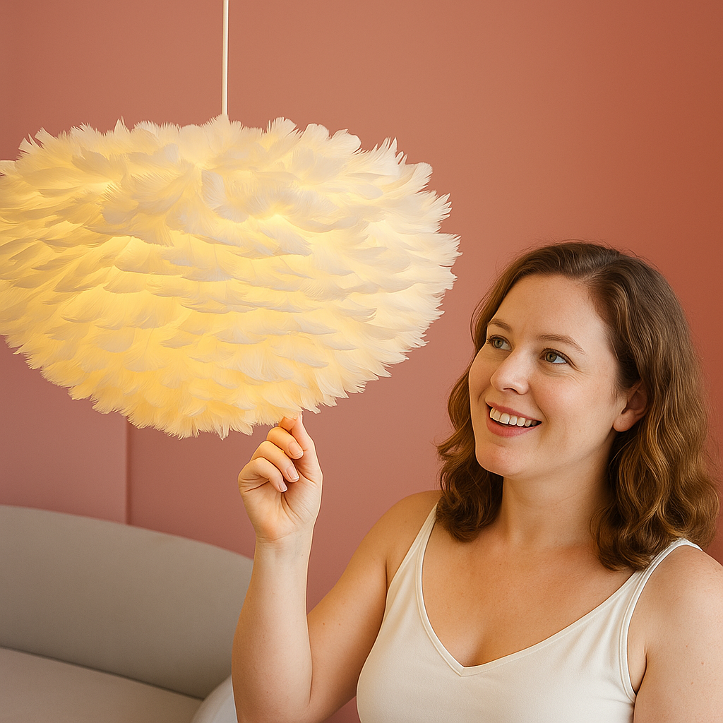 Avtoit | Cloud Like Realistic Feather Chandelier