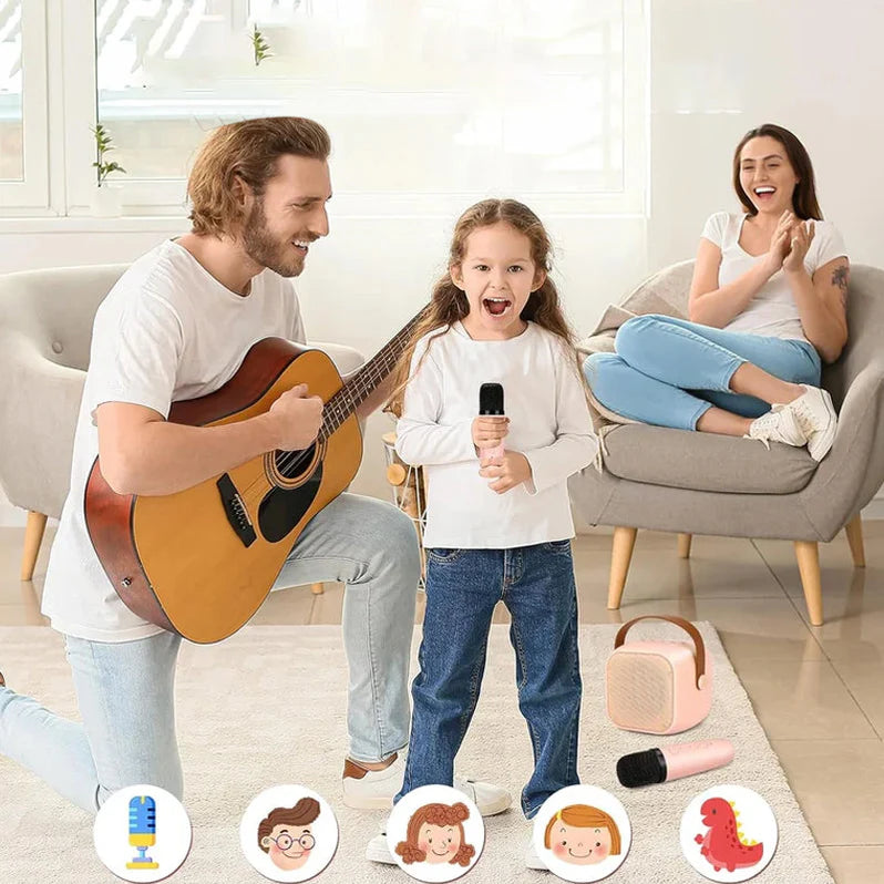 Avtoit | Karaoke Set – Wireless Microphones with Portable Bluetooth Speaker