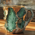 Avtoit | GemCup Crystal Coffee Mug – Elegant 300ml Mineral-Inspired Glass Cup