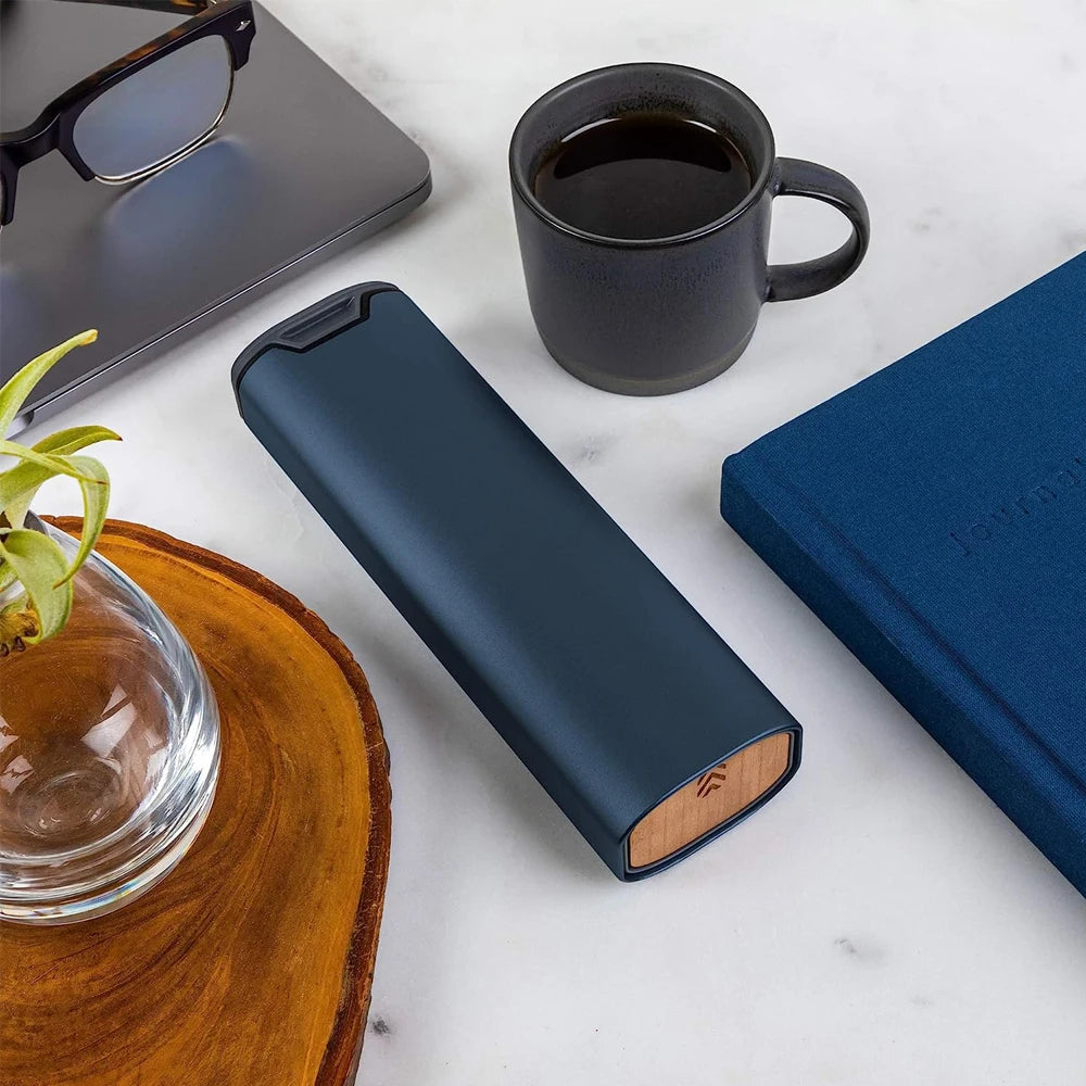 Avtoit | MediEase Weekly Pill Organizer – Elegant Wooden & Aluminium Pill Box