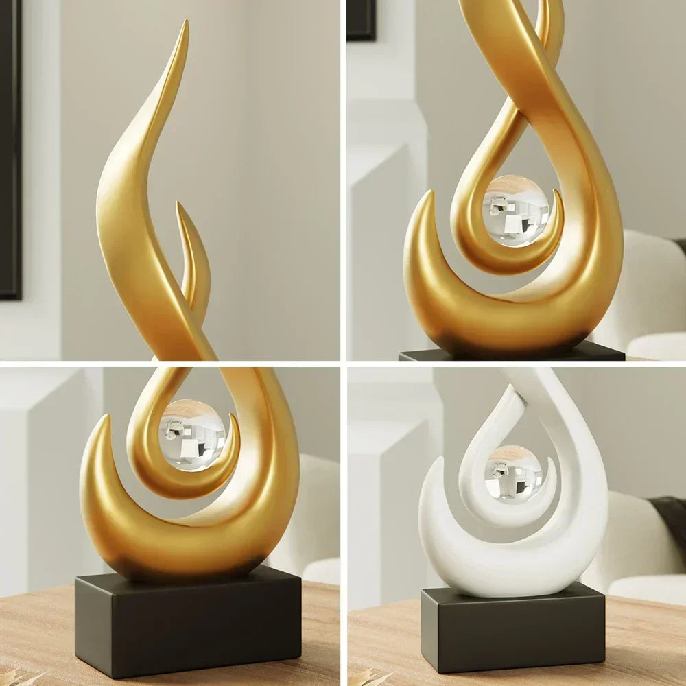 Avtoit | Serenity Abstract Sculpture – Modern Artistic Home Decor Accent Piece