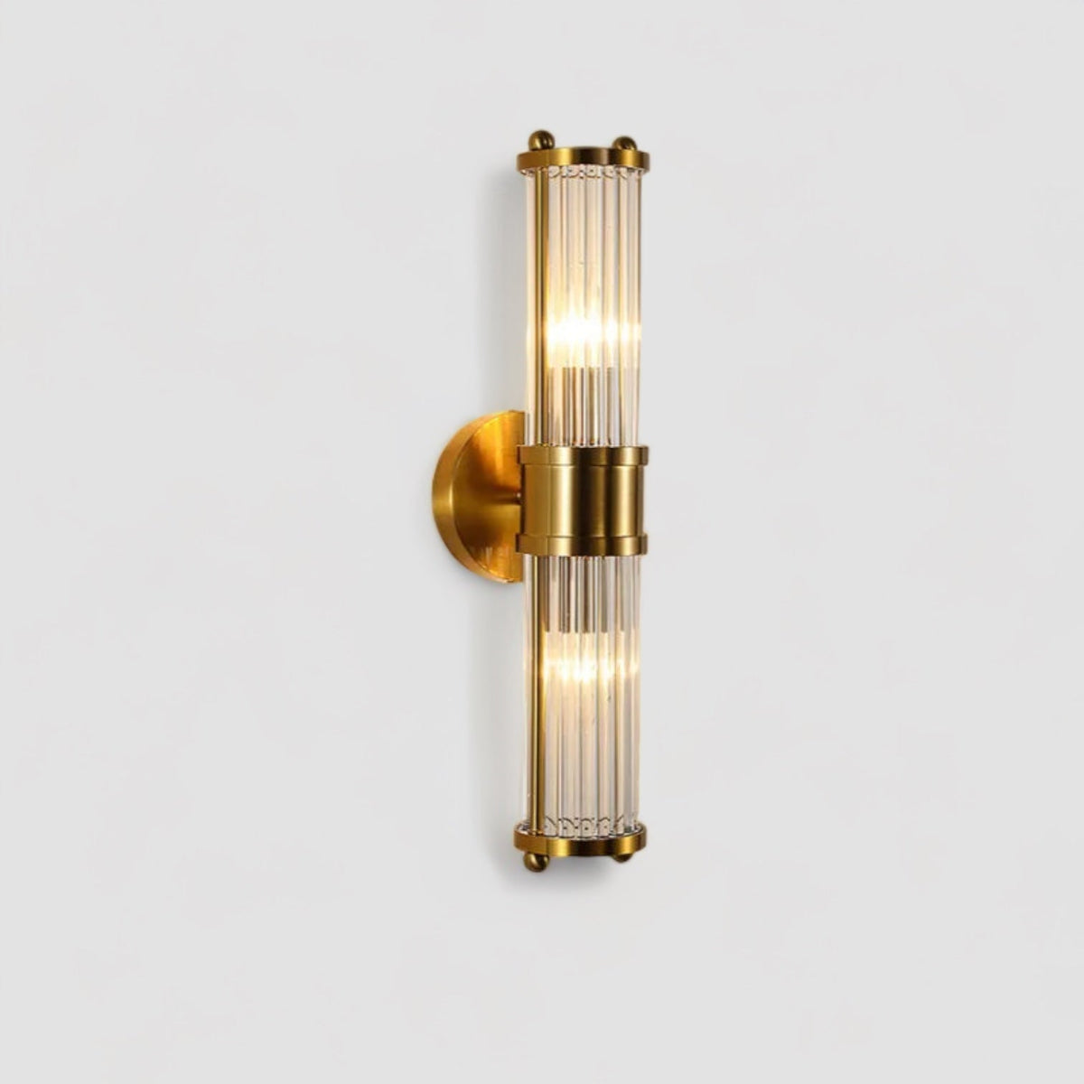 Avtoit | BrilluxGlow – Stylish Crystal and Brass Wall Light