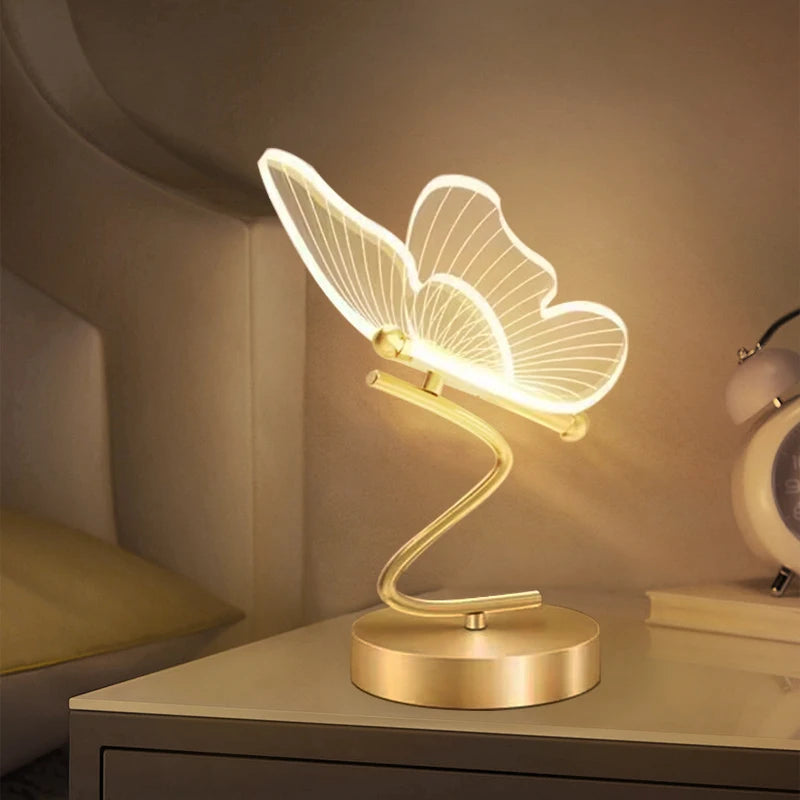 Avtoit | Luxury Butterfly Table Lamp – Elegant LED Mood Lighting for Home & Office