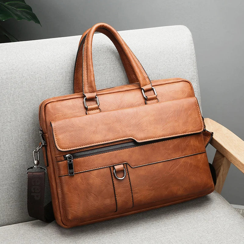 Avtoit | Benedicto – Stylish Genuine Leather Shoulder Bag for Men | Classic Crossbody Satchel for Daily Use