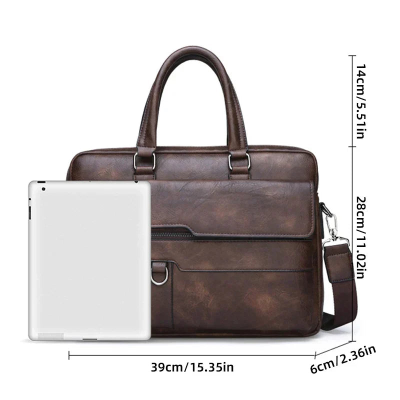 Avtoit | Benedicto – Stylish Genuine Leather Shoulder Bag for Men | Classic Crossbody Satchel for Daily Use