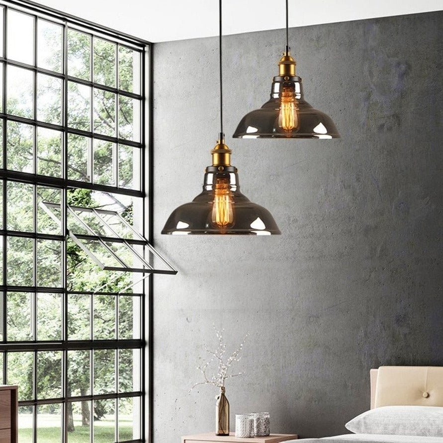 Avtoit | GlassHaven – Elegant Industrial Pendant Lamp