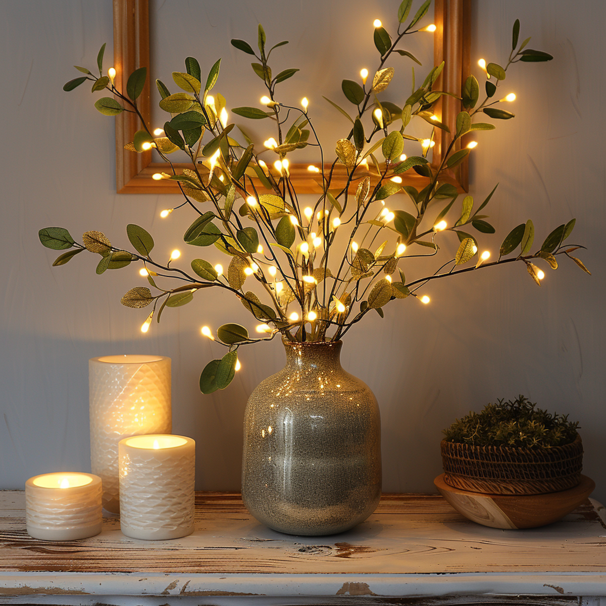 Avtoit | LumiVista Magical Olive Branch String Light – 70cm Elegant LED Decoration