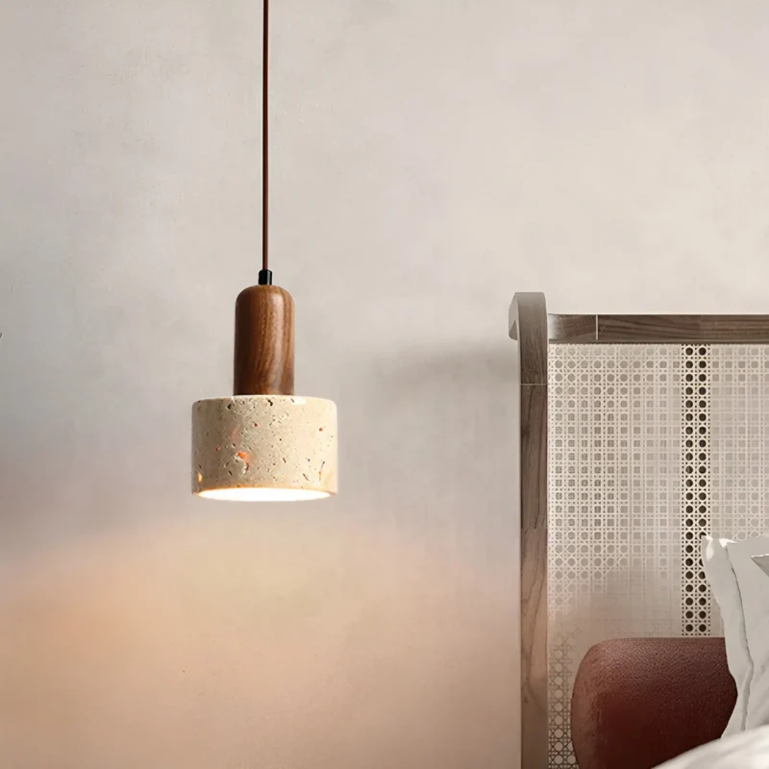 Avtoit | Japanese Design Wabi-Sabi Ceiling Lamp - TranquilGlow
