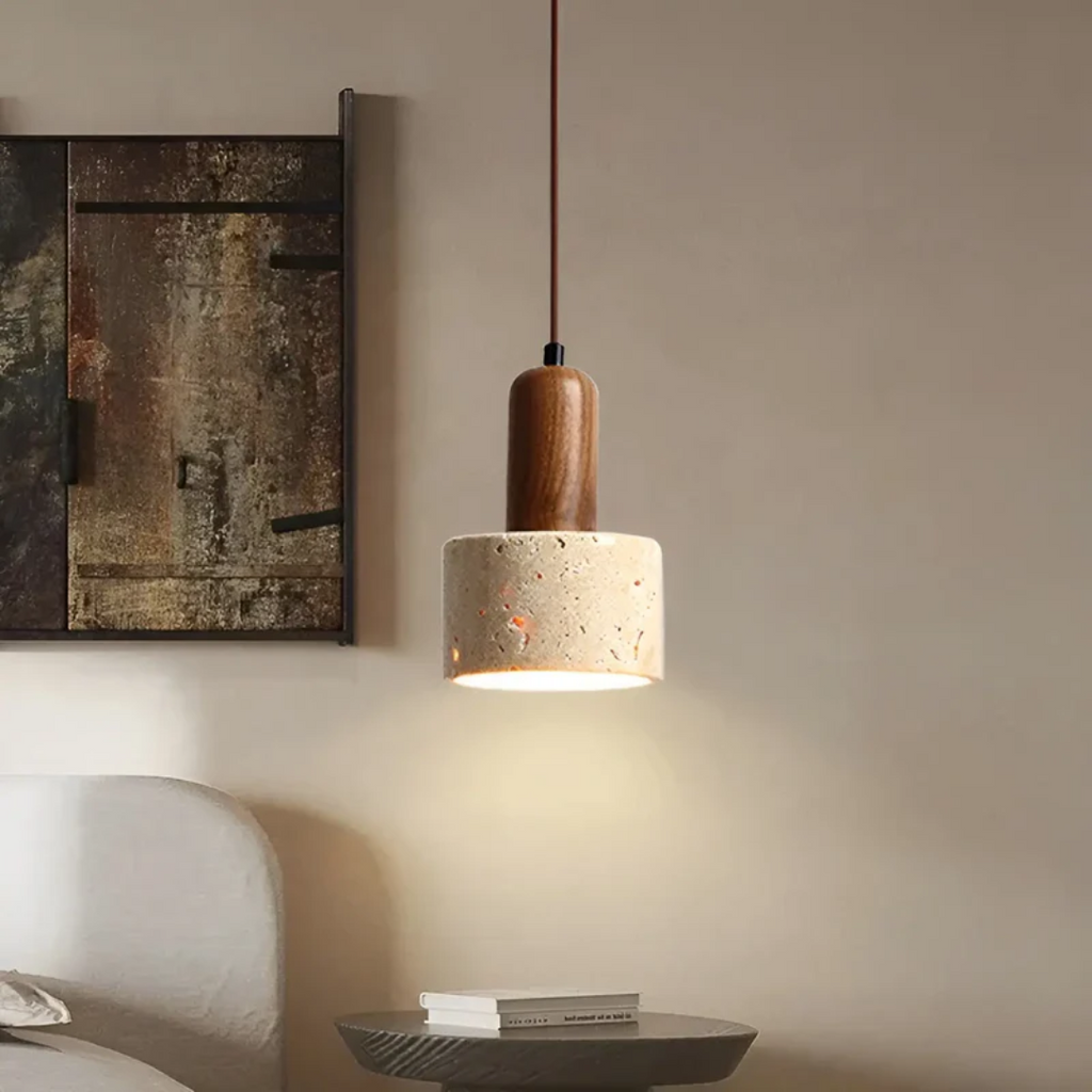 Avtoit | Japanese Design Wabi-Sabi Ceiling Lamp - TranquilGlow