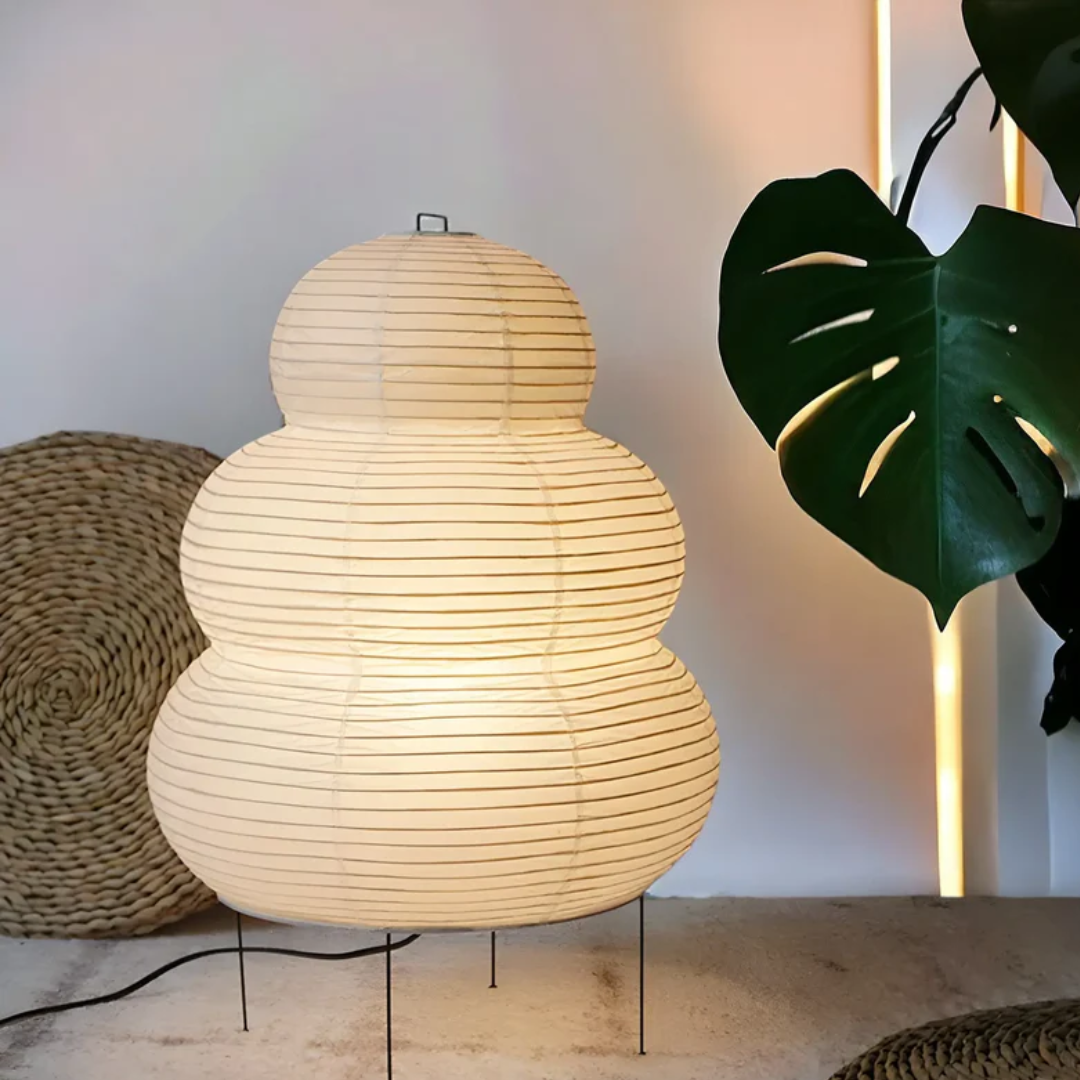 Avtoit | Japanese Wabi-Sabi Floor Lamp - SereneAura