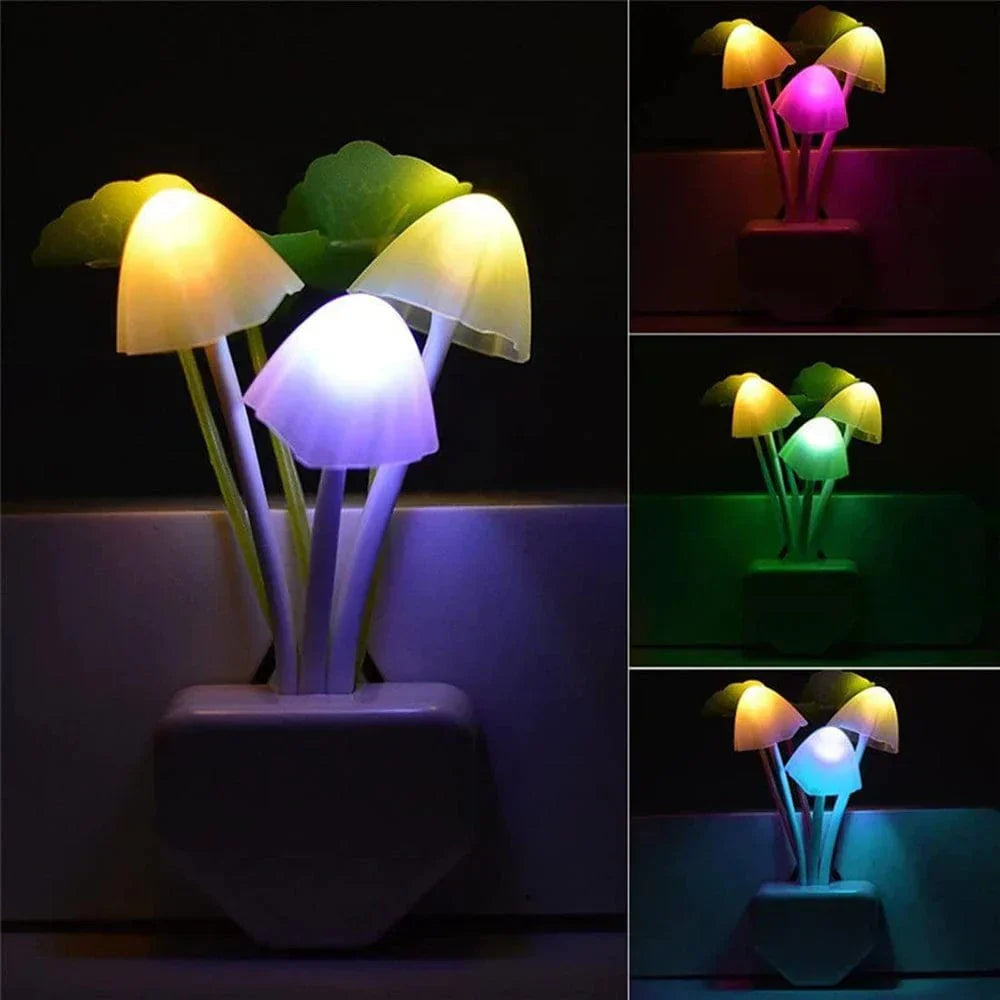 Avtoit | Mushroom Night Light LED – Energy Saving with Smart Sensor | Magical Mood Lighting for Children's Room