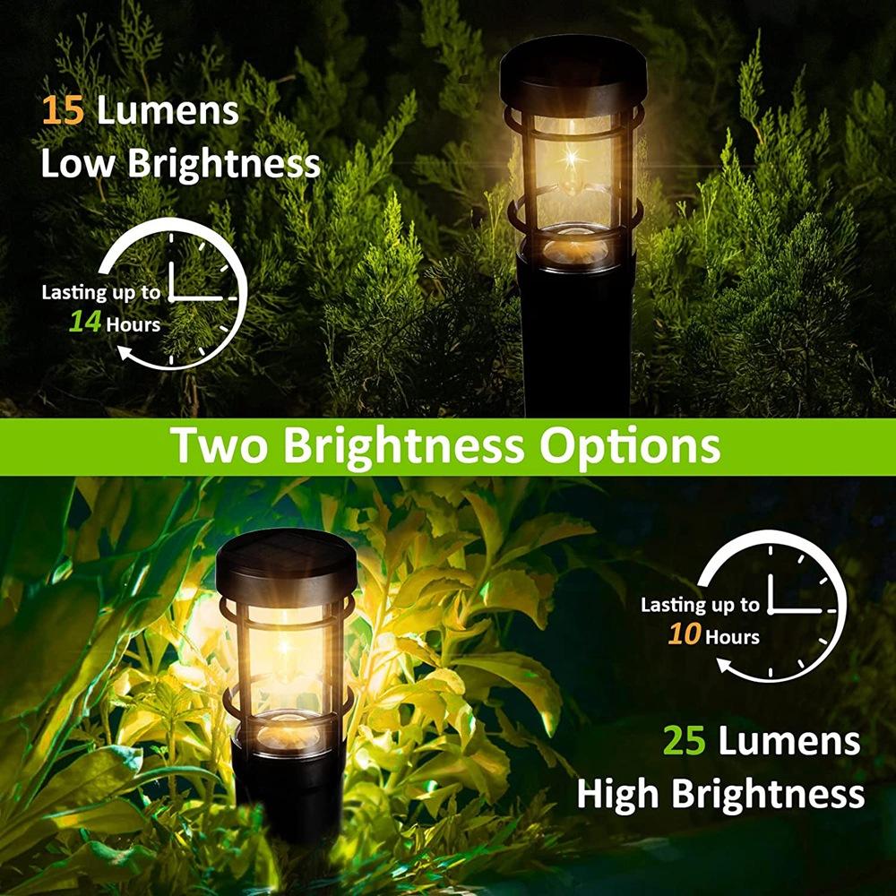 Avtoit | Solar path lights, solar outdoor lights up to 14 hrs. Outdoor waterproof, IP65 waterproof solar garden lights for paths walkways