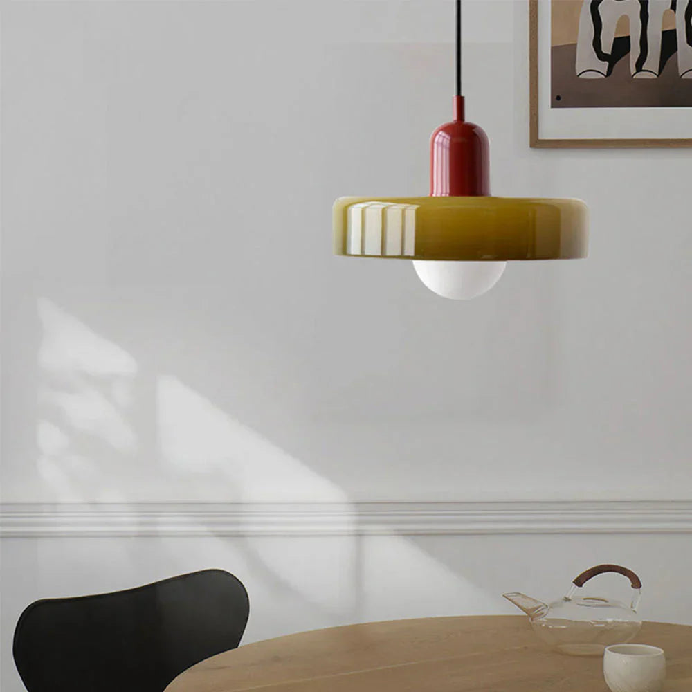 Avtoit | Bauhaus Pendant Light made of Colored Glass