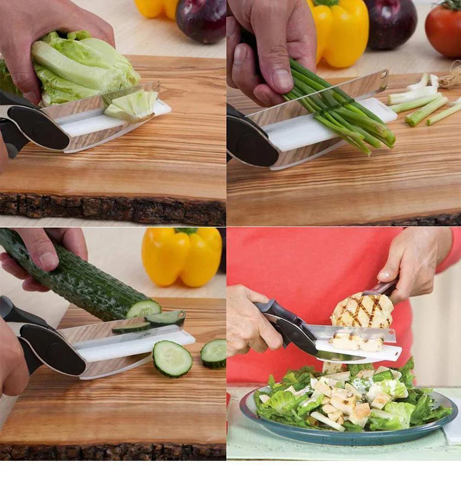 Avtoit | 2-in-1 Kitchen Knife Cutting Board