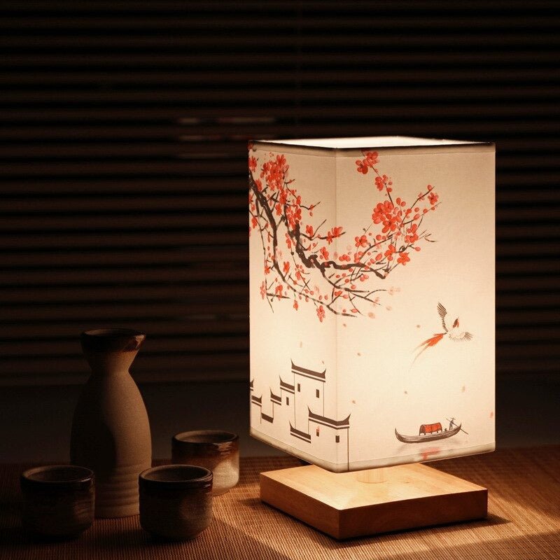 Avtoit | Paper Table Lamp | Japanese Scandinavian Style | Warm Light