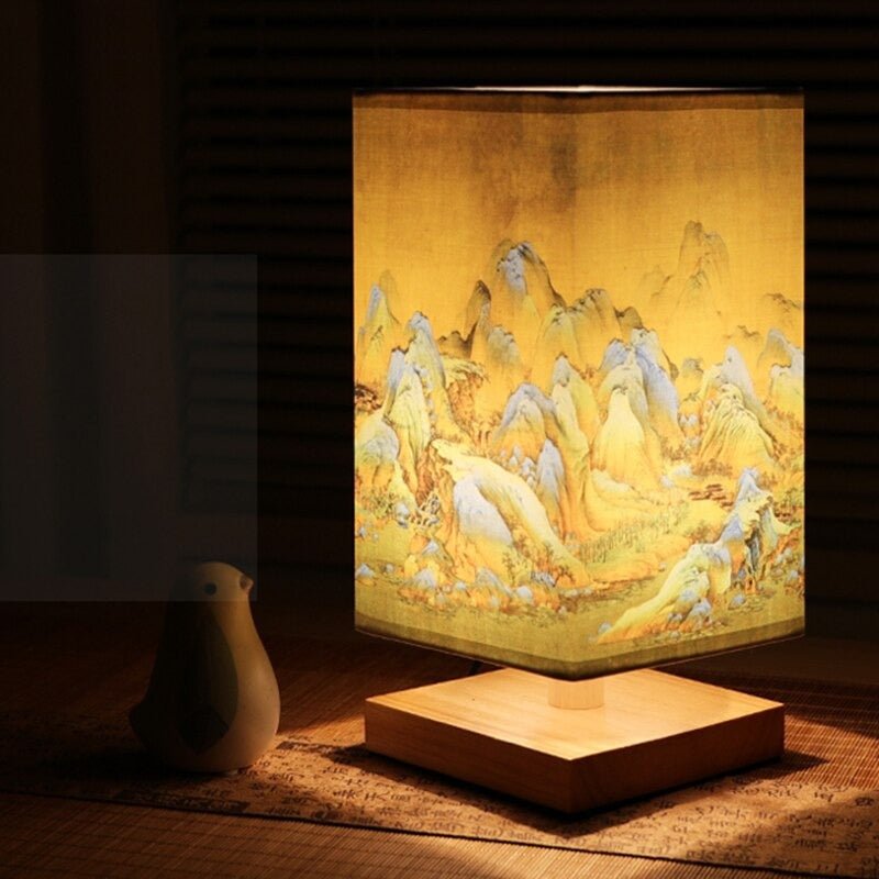 Avtoit | Paper Table Lamp | Japanese Scandinavian Style | Warm Light