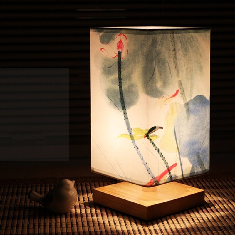 Avtoit | Paper Table Lamp | Japanese Scandinavian Style | Warm Light