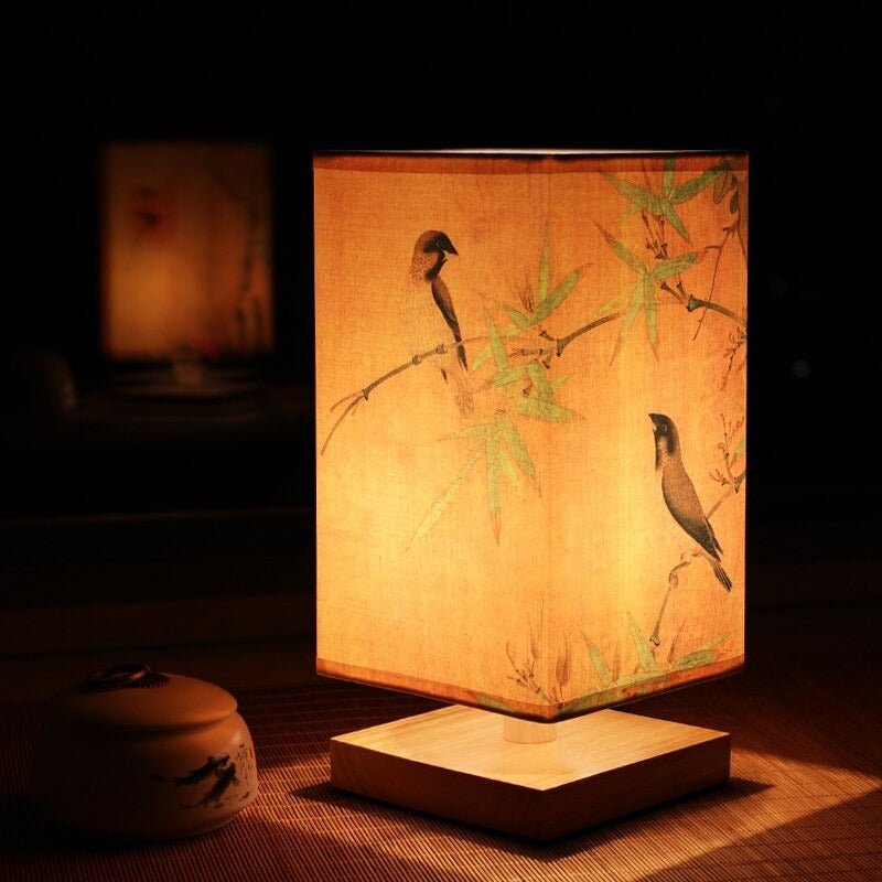 Avtoit | Paper Table Lamp | Japanese Scandinavian Style | Warm Light