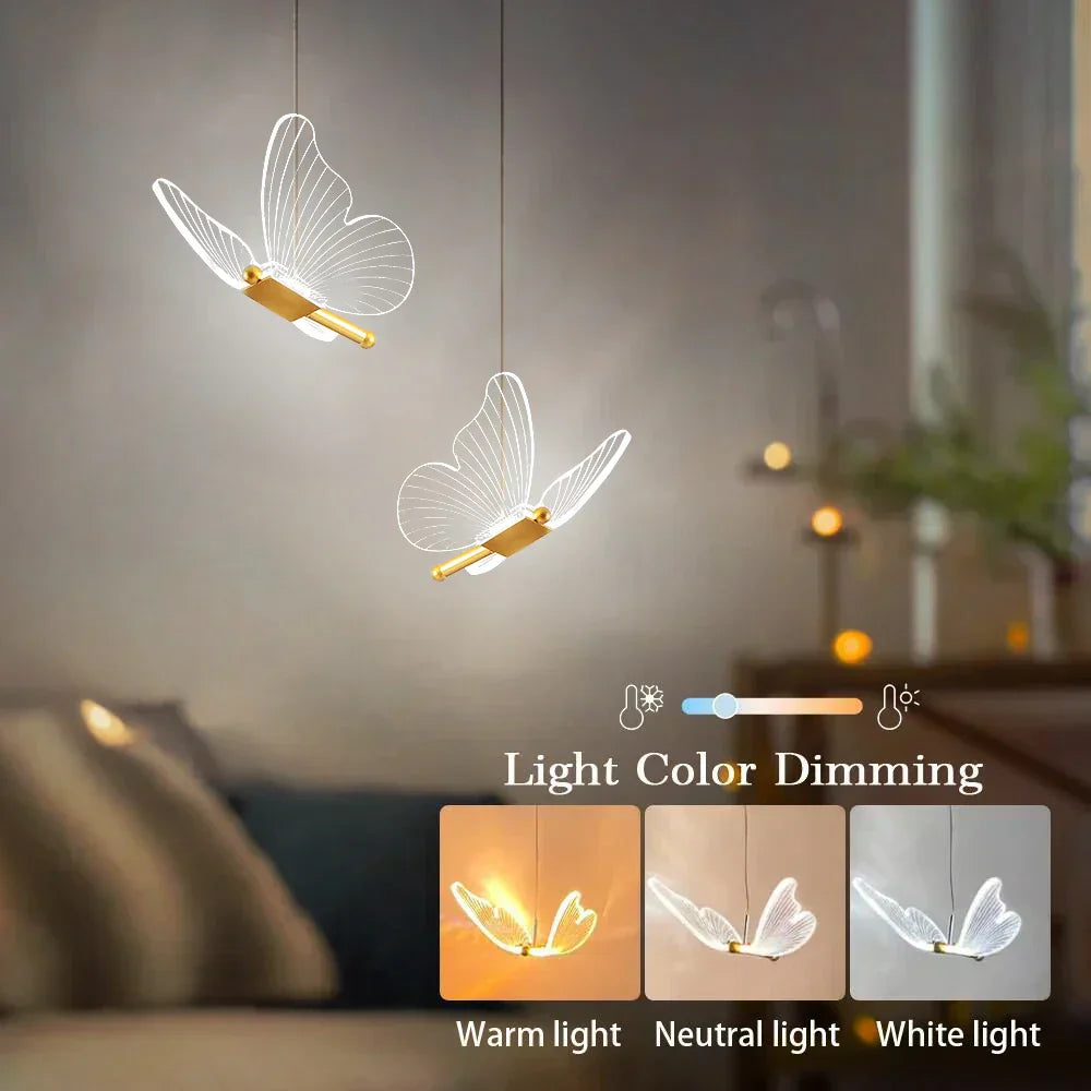 Avtoit | LED Butterfly Pendant Lights - ButterLuxe