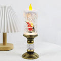 Avtoit | LED Christmas Candle Lights with Dreamy Snowflake Music Box