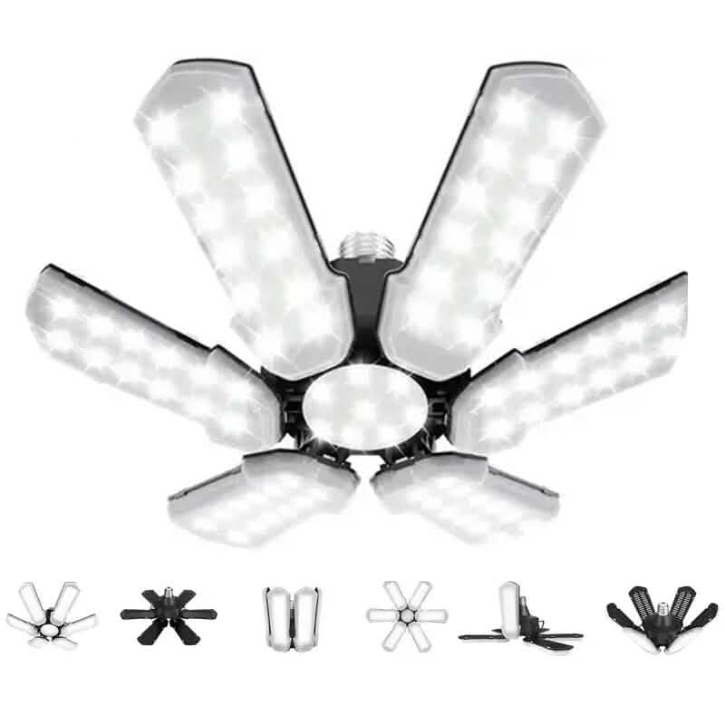 Avtoit | LED Garage Ceiling Lights 150W 15000LM 6500K with 6+1 deformable Panels