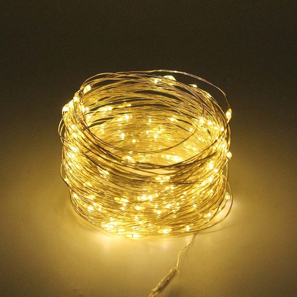 Solar Outdoor String Lights with 100 or 200 LEDs for Garden and Patio Decor