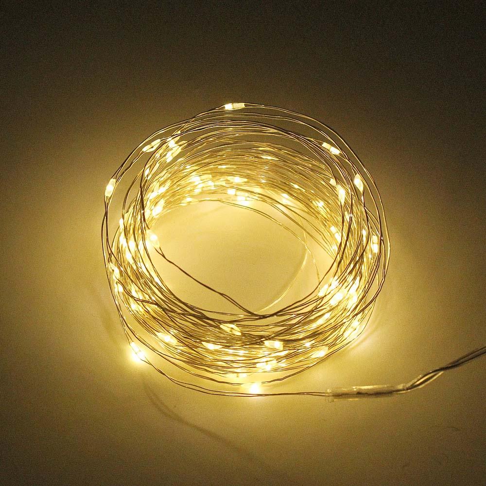 Solar Outdoor String Lights with 100 or 200 LEDs for Garden and Patio Decor