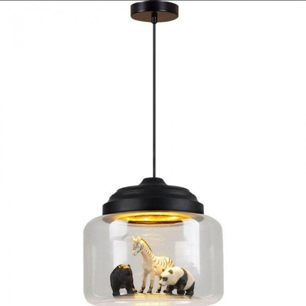Avtoit | Smaller Zoo | Pendant lamp with glass shade