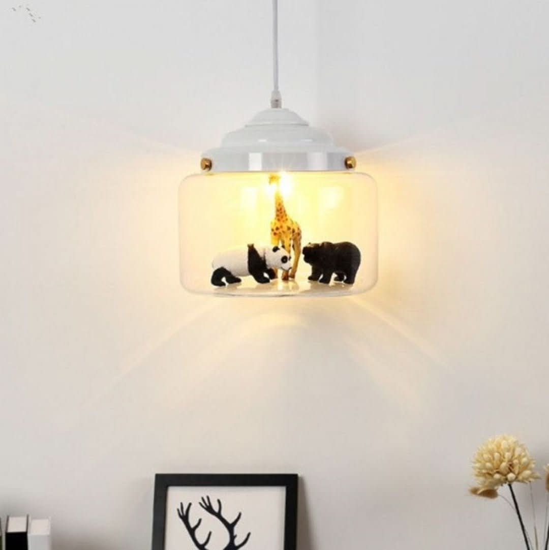 Avtoit | Smaller Zoo | Pendant lamp with glass shade