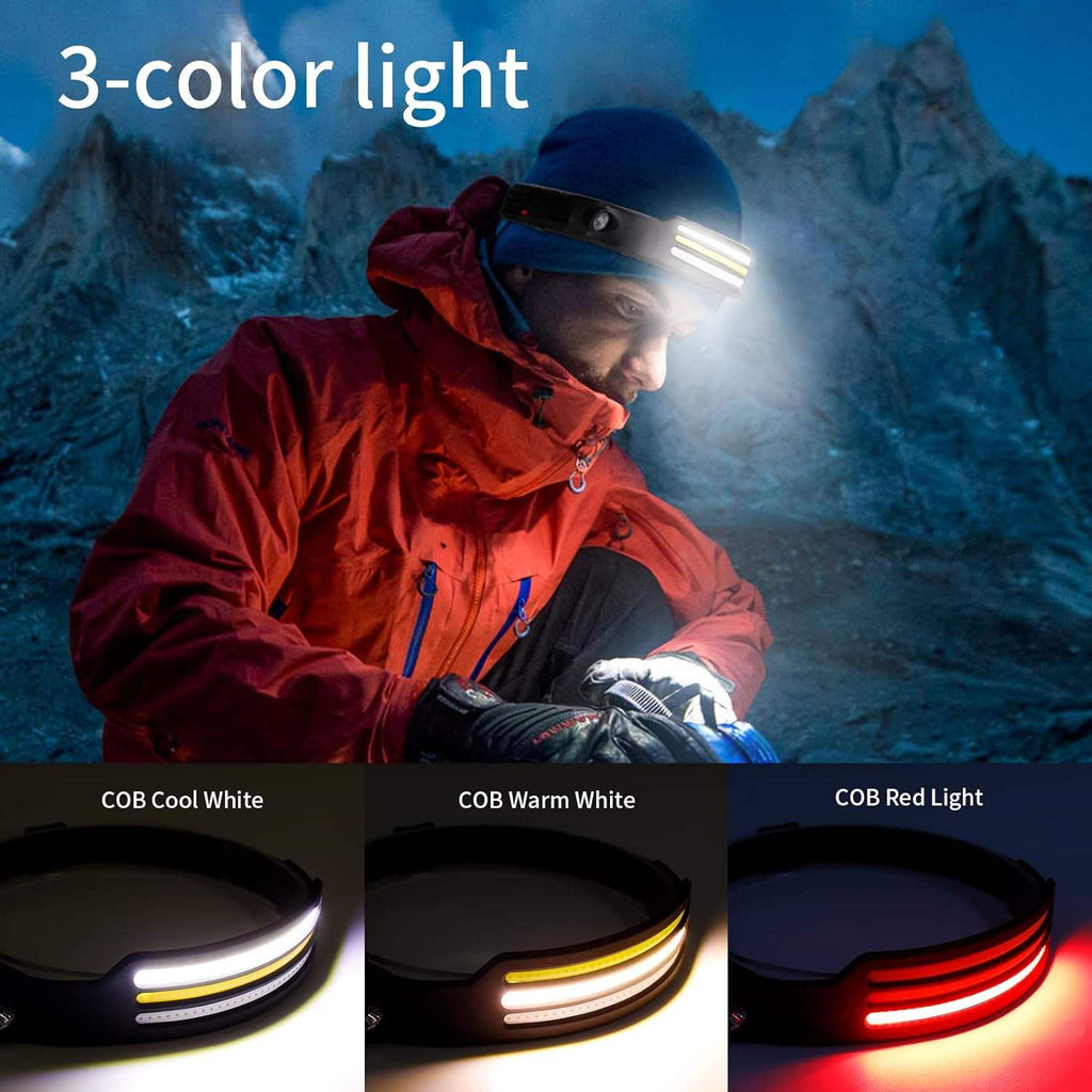 Avtoit | LED Headlamp X3 – Waterproof & Rechargeable Head Torch for Running, Hiking & Outdoor Adventures