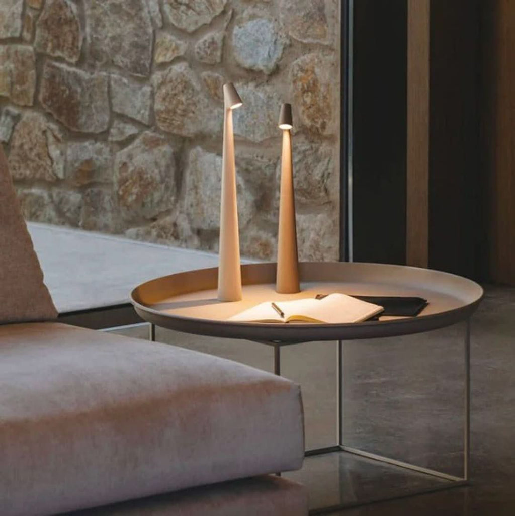 Nordic Minimalist Design Mood Light Wireless LED Reading Lamp Table Lamp with Touch Control