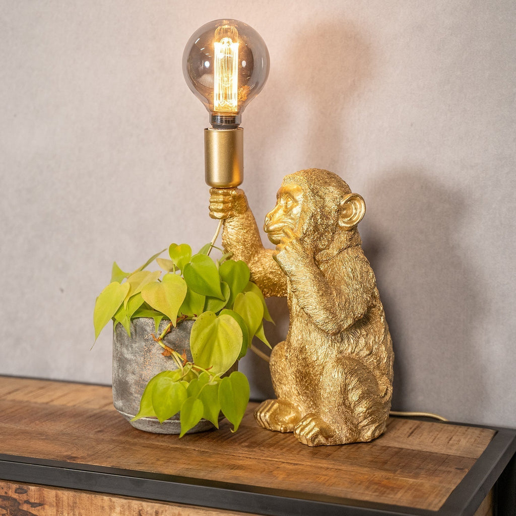 Avtoit | Luxe GoldenChimp Table Lamp