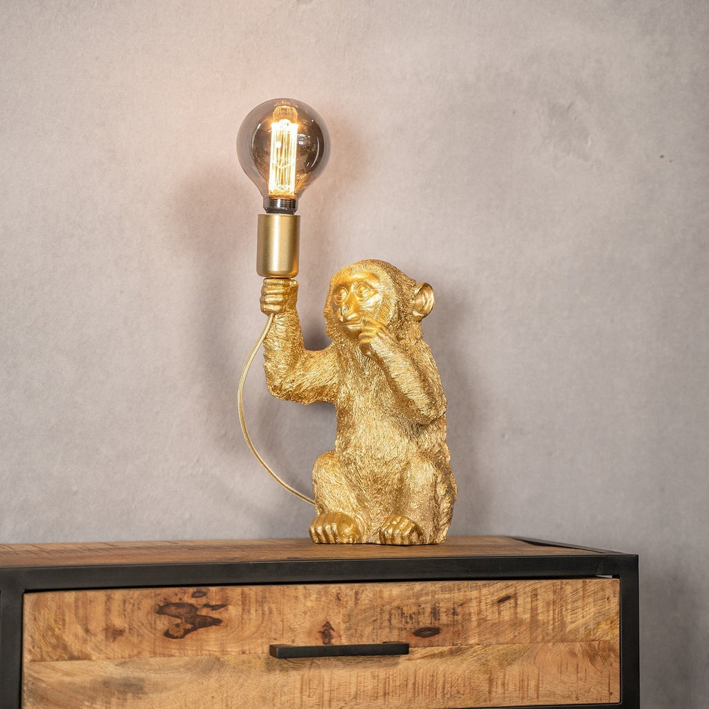 Avtoit | Luxe GoldenChimp Table Lamp
