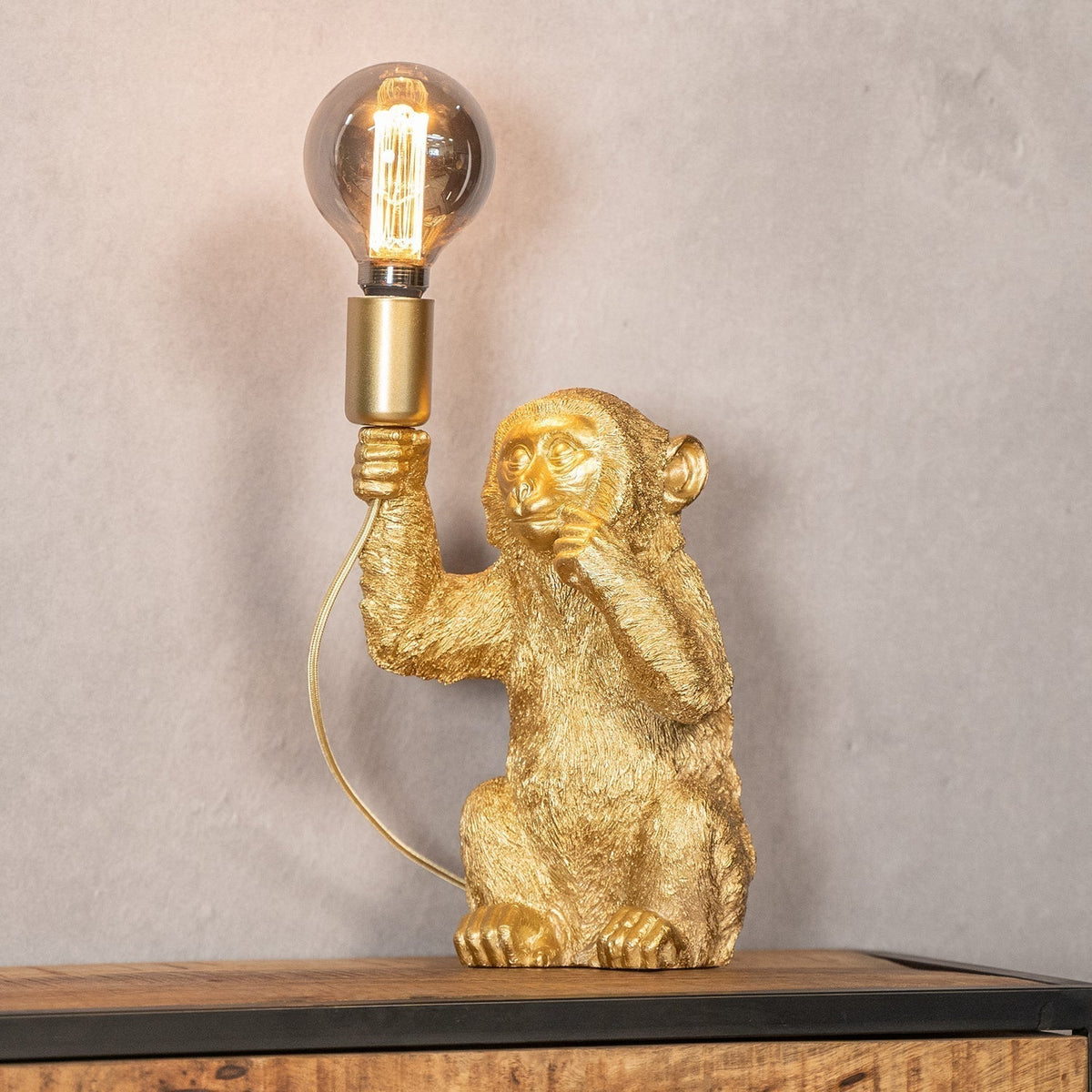 Avtoit | Luxe GoldenChimp Table Lamp