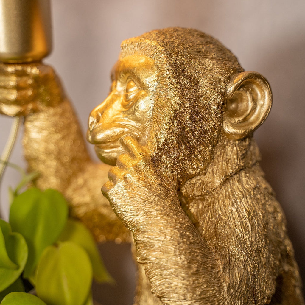 Avtoit | Luxe GoldenChimp Table Lamp