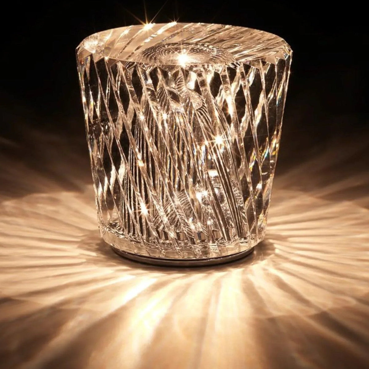 Avtoit | Luxe Rechargeable Diamond Crystal Table Lamp - Lumière Diamond