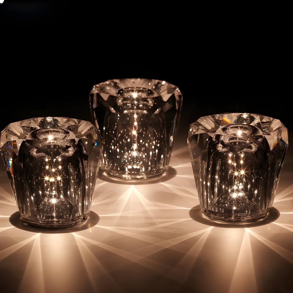Avtoit | Luxe Rechargeable Diamond Crystal Table Lamp - Lumière Diamond