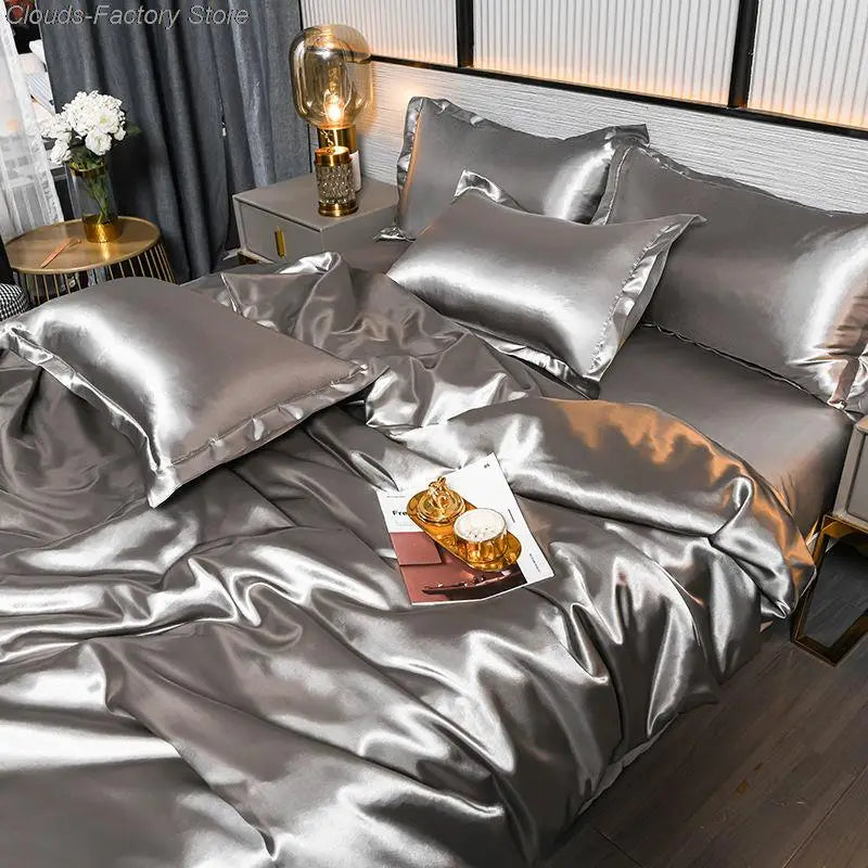 Avtoit | Luxurious Satin Duvet Cover - SilkSerenity