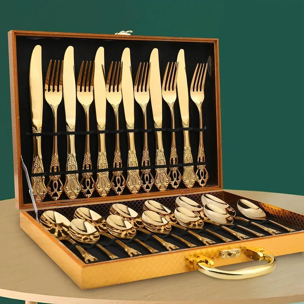 Avtoit | Luxury 24-Piece Cutlery Set - RoyalCutlery