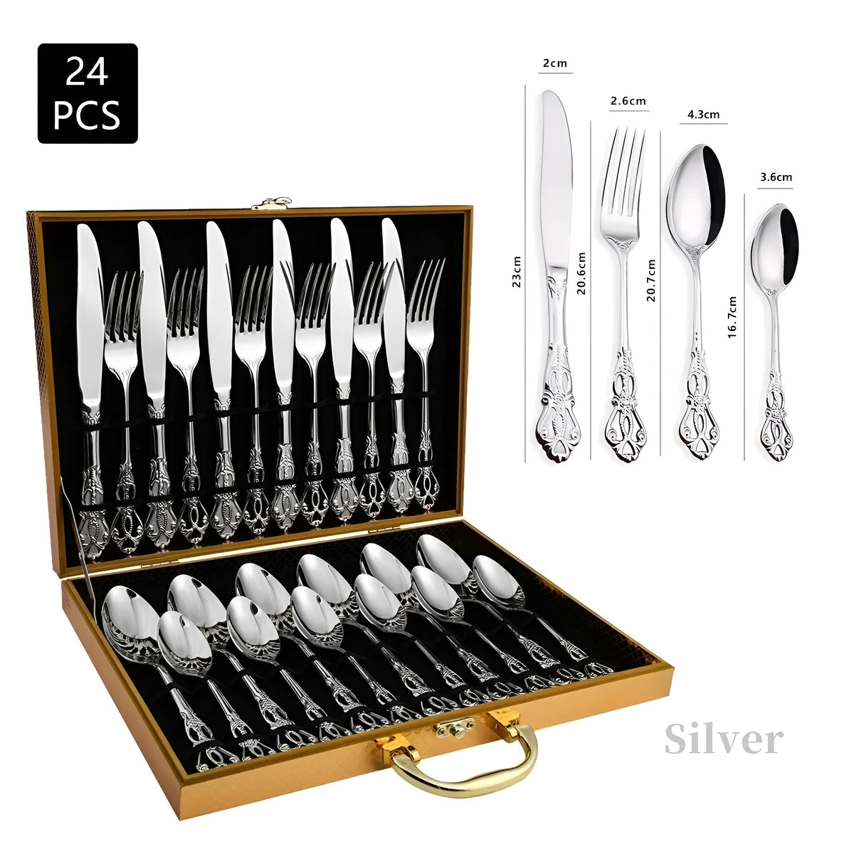 Avtoit | Luxury 24-Piece Cutlery Set - RoyalCutlery