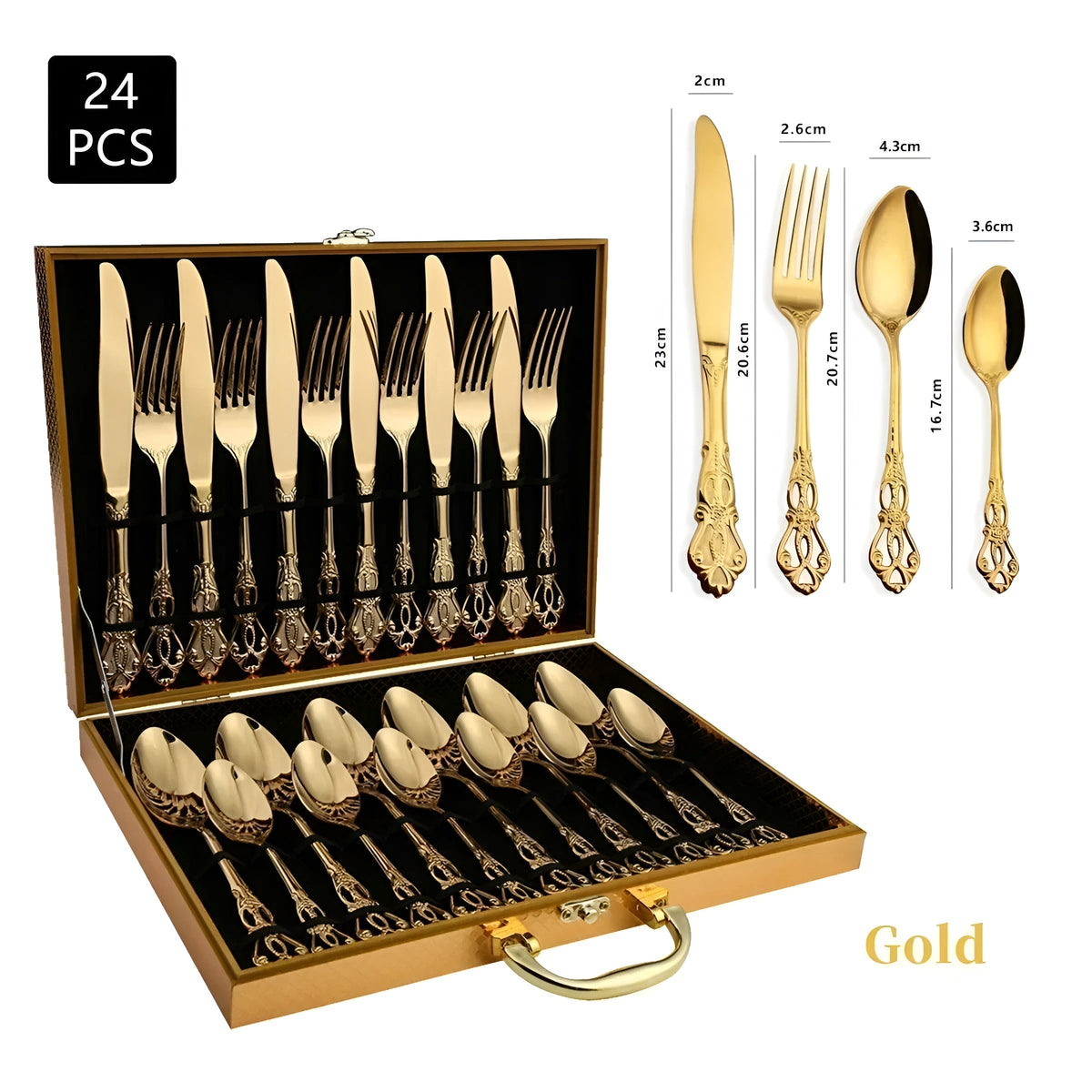 Avtoit | Luxury 24-Piece Cutlery Set - RoyalCutlery