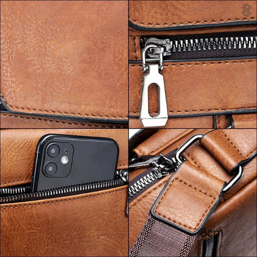 Avtoit | LeatherLux Elegant Leather Shoulder Bag | High-Quality Design | Practical & Stylish for Everyday & Office